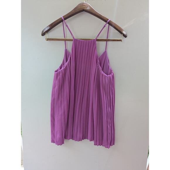 Express Tank Top Blouse Shirt Size Small Pink Women's Adjustable - Picture 6 of 7
